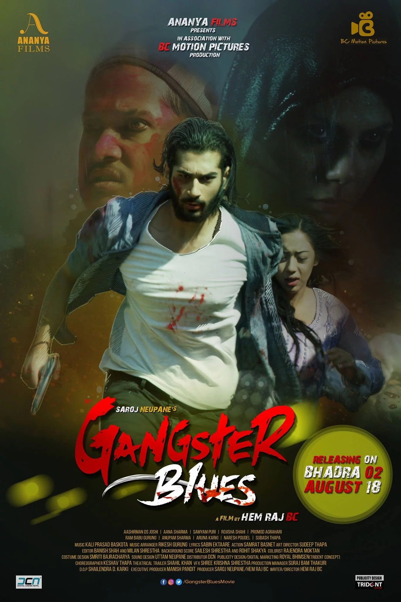 Gangster Blues Nepali movie poster